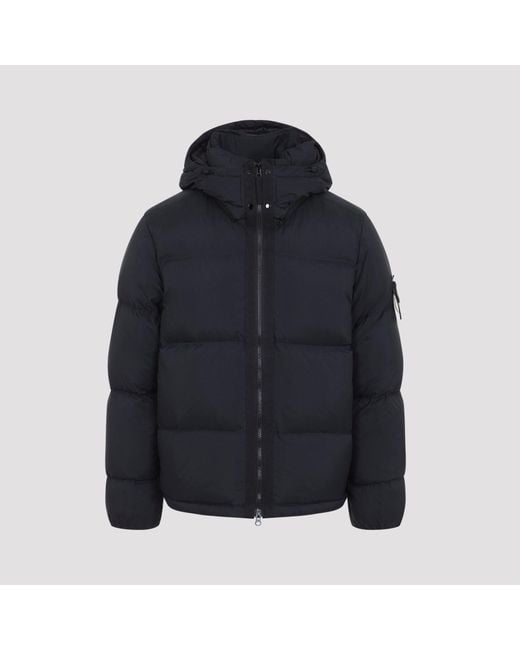 Stone Island Blue Padded Outwear for men