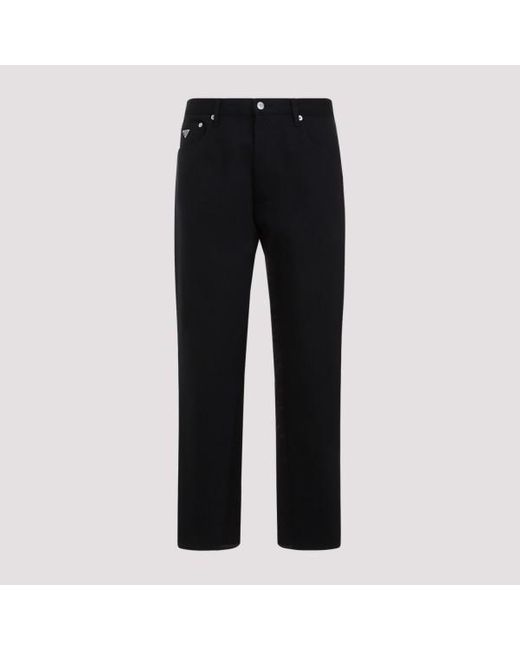 Prada Black 5 Pockets Denim Jeans for men