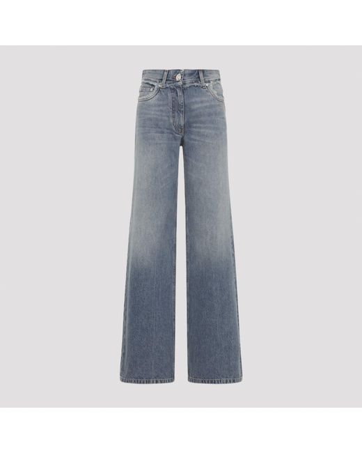 Versace Blue Wide Jeans