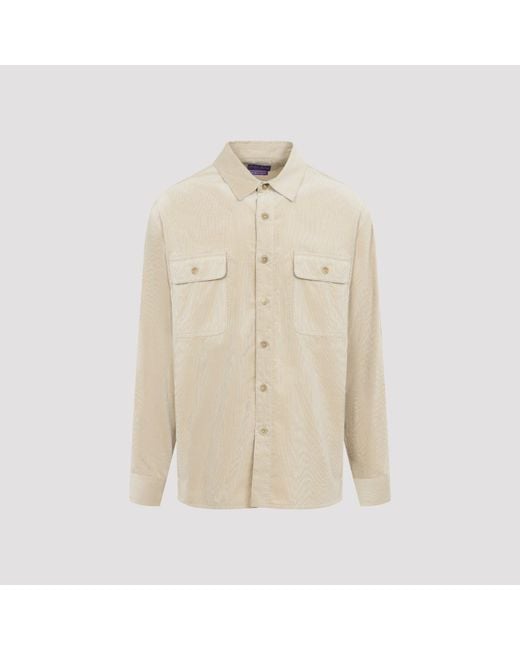 Ralph Lauren Natural Cotton Long-Sleeve Sport Shirt for men