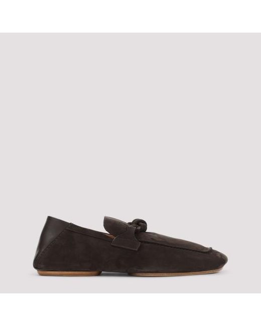 BOTTEGA VENETA 26S LOAFERS IN BLACK GRAINED CALFSKIN WITH GOLD HARDWARE