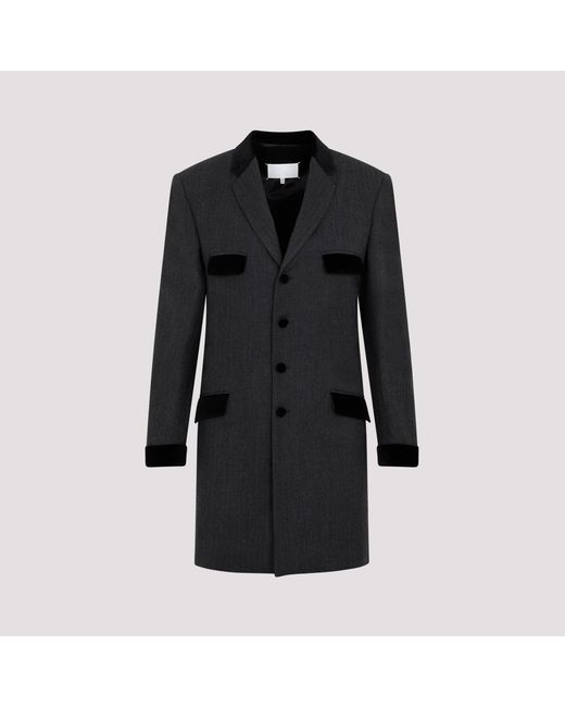 Maison Margiela Black Wool Jacket For