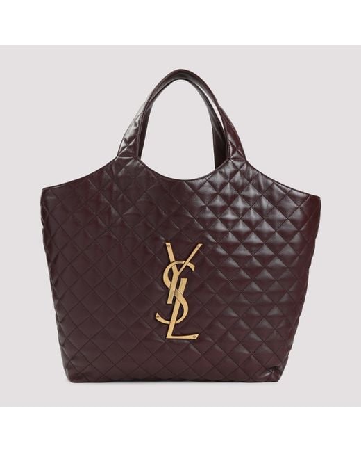 Saint Laurent Red Shopping Bags