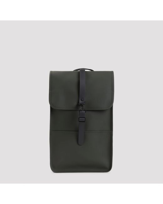 Rains Gray Style Polyester Backpack for men