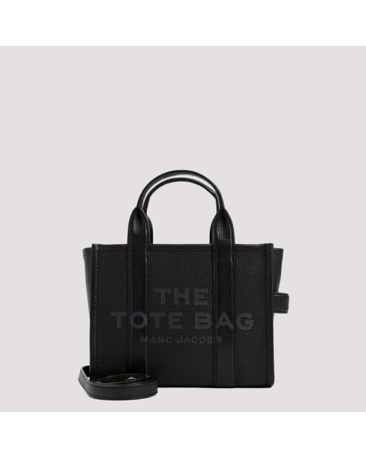 Marc Jacobs Black The Leather Small Tote Bag Unica