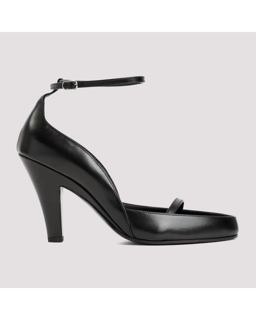 The Row Black Ankle Strap Pump Shoes