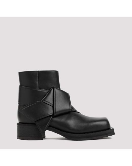 Acne Black Leather Musubi Boots