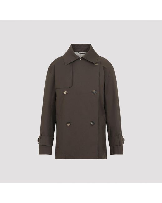 Max Mara Gray Zeno Cotton Trench