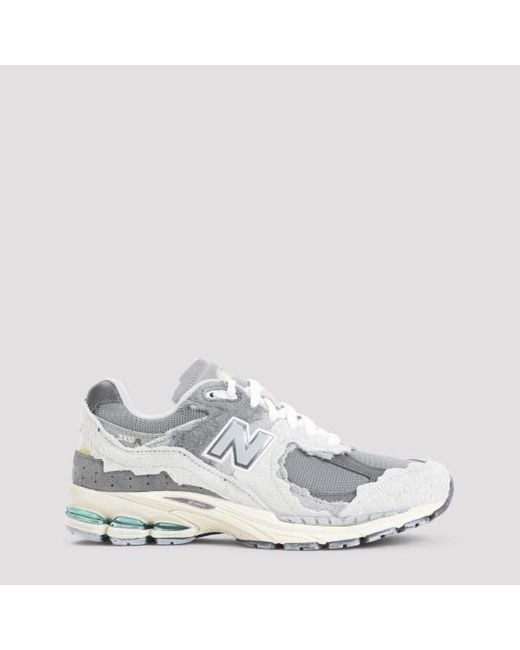 New Balance White 2002 Sneakers 7 for men