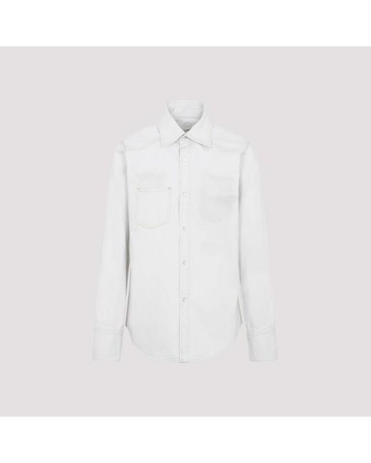 Maison Margiela White Ice Cotton Shirt for men