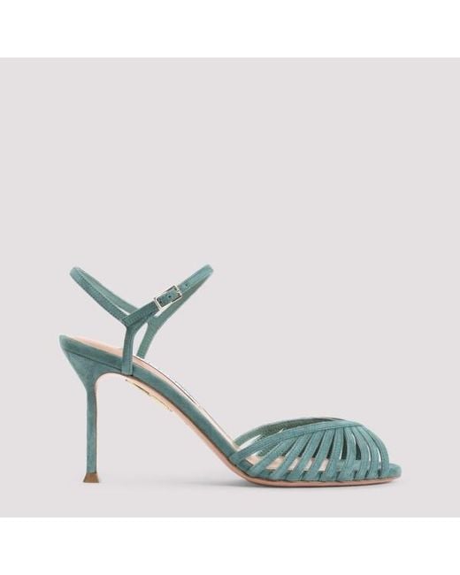 Aquazzura Green Hold Me Sandal