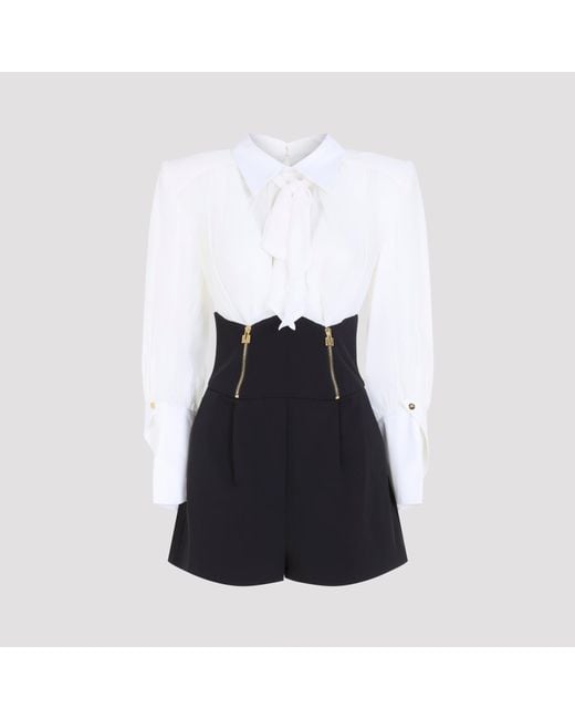 Elisabetta Franchi Black Jumpsuit