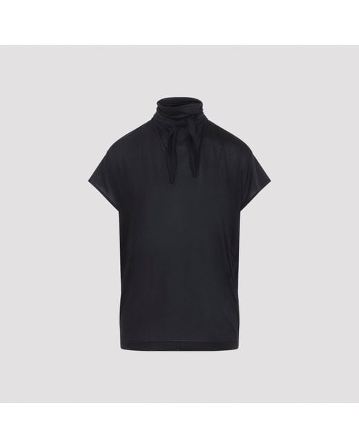 Lemaire Black Fulard Top