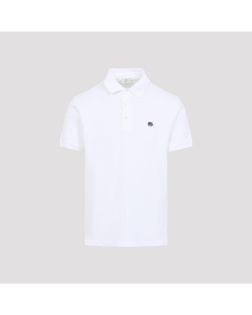 Etro White Polo for men