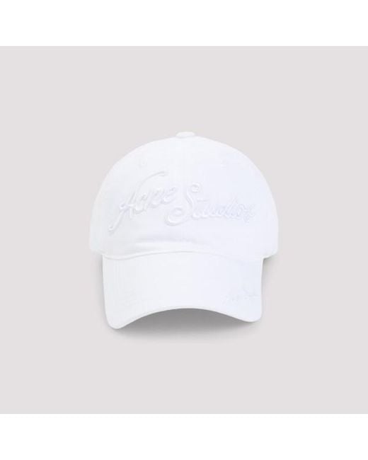 Acne White Hat for men