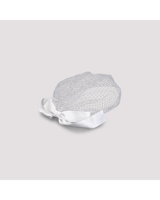 Maison Michel White Hat