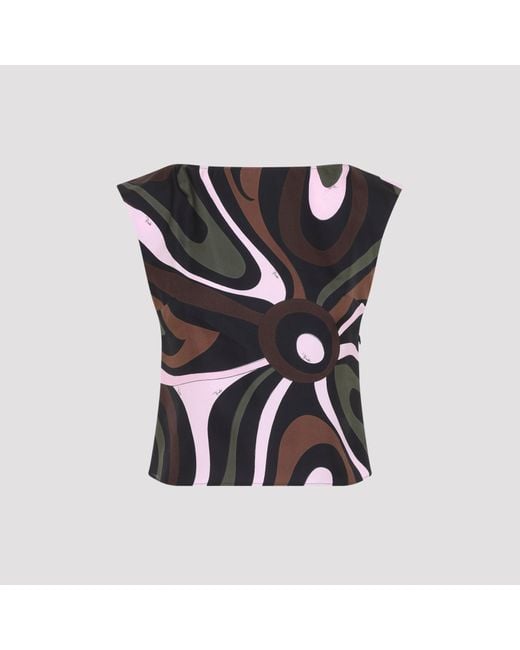 Emilio Pucci Black Top