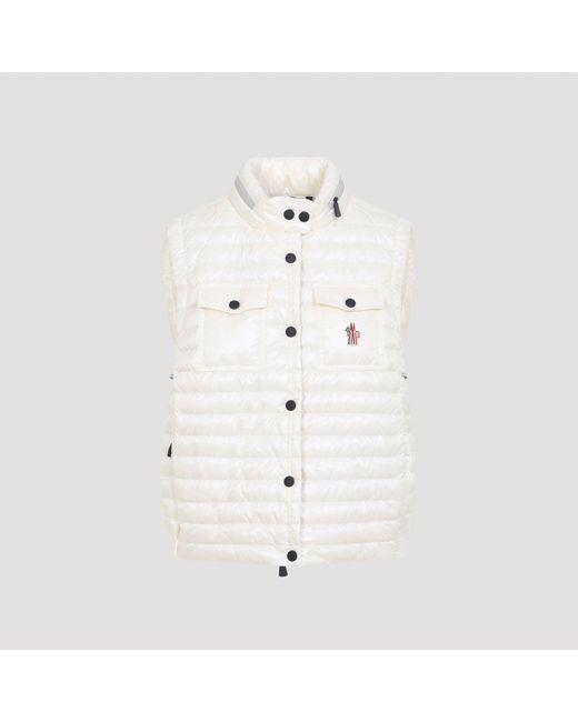 Moncler White Gumiane Gilet