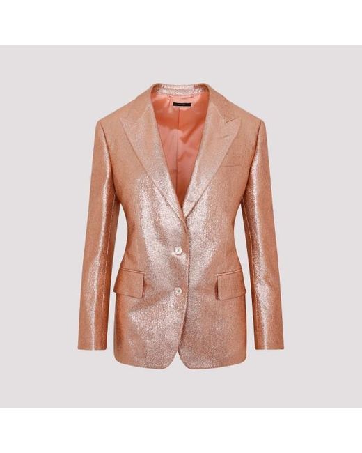 Tom Ford Pink Tailored Jacket