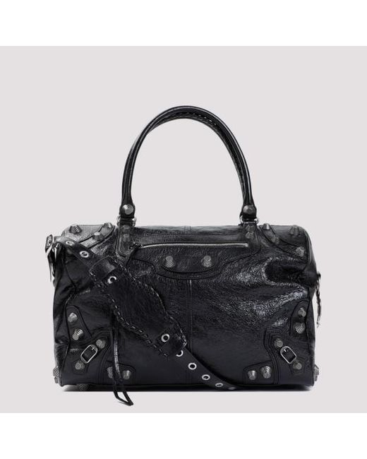 Balenciaga Black Le Cagole Duffle Handbag Unica for men