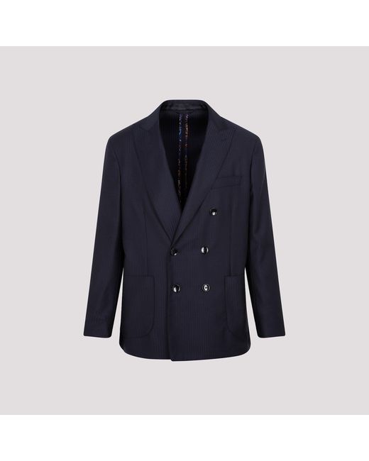 Etro Blue Jacket for men