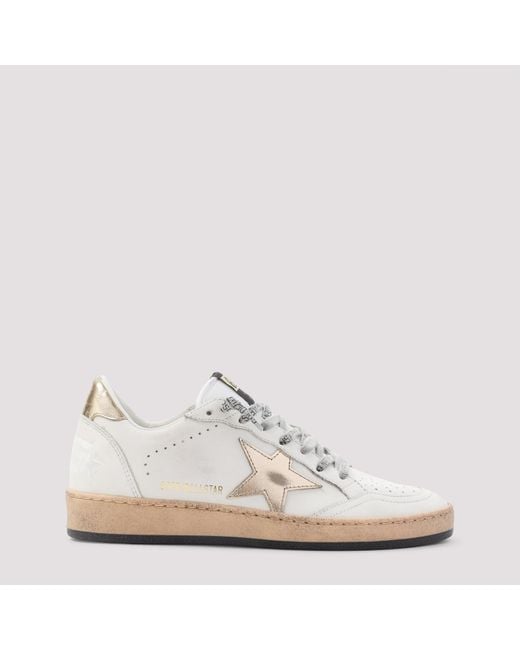 Golden Goose Deluxe Brand White Ballstar Sneakers