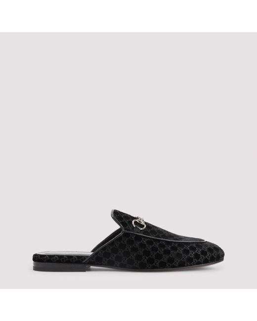 Gucci Black Princetown Mules