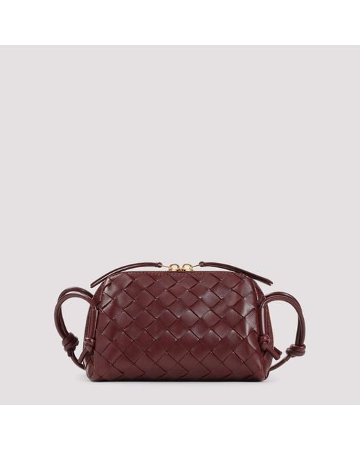 Bottega Veneta Brown Leather Concert Bag