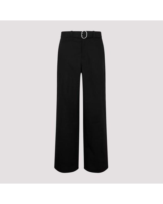 Jil Sander Black Trousers Pants for men