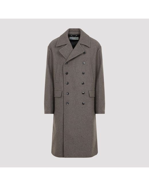Dries Van Noten Gray Dreis Van Noten Rascott Bis Coat for men