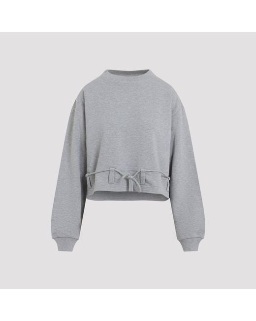 Dries Van Noten Gray Haserfiela Cotton Sweatshirt
