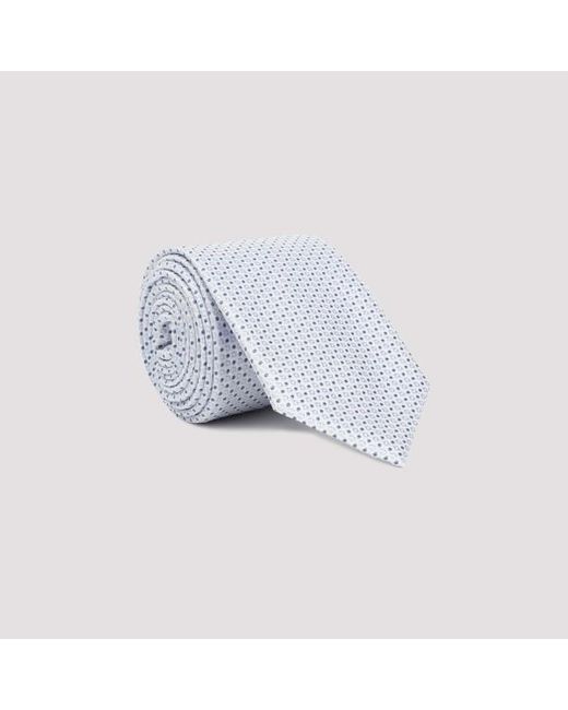 Giorgio Armani Blue Silk Tie for men