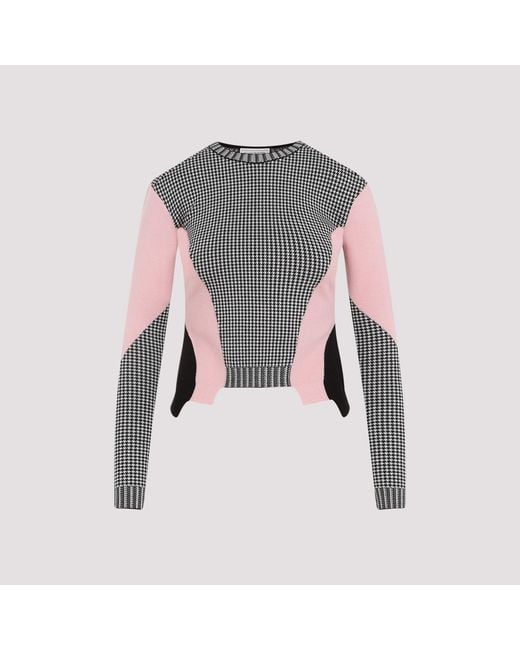 McQueen Multicolor Round-Neck Knitwear