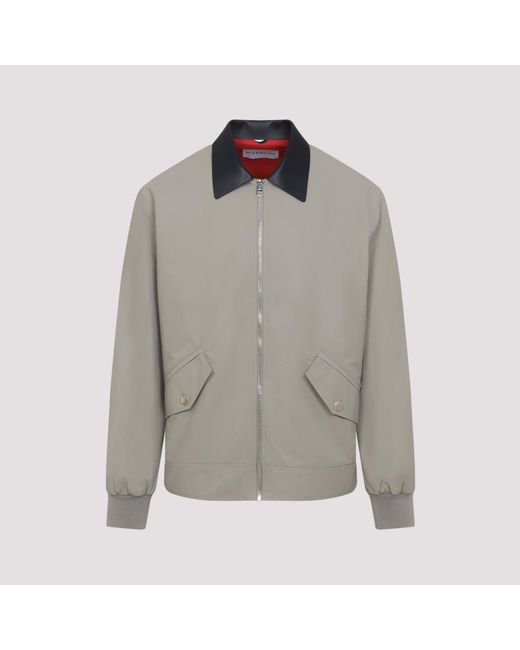 Givenchy Gray Cotton Jacket for men