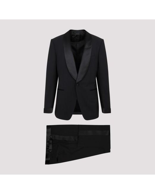 Tom Ford Black Evening Suit for men