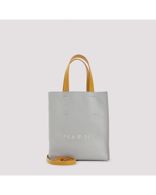 Marni Gray Museo Soft Mini Handbag