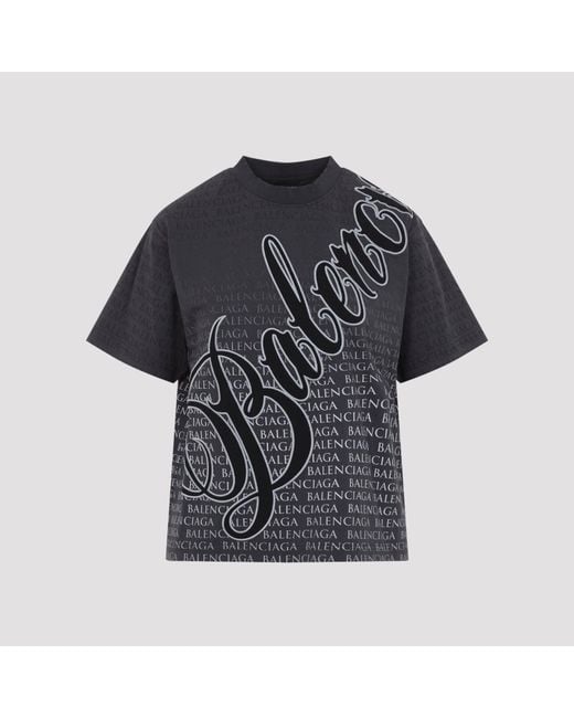 Balenciaga Black Medium Fit T-Shirt