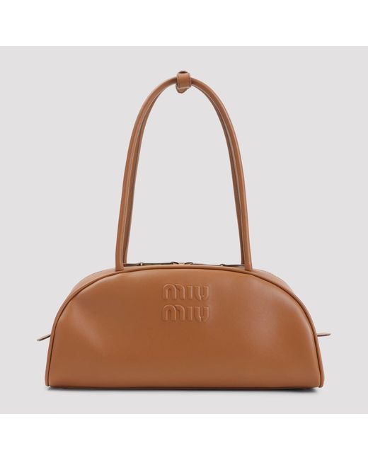 Miu Miu Brown Medium Beau Bag