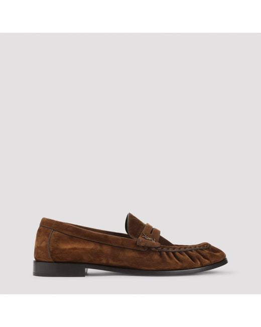 Saint Laurent Brown Le Loafer 15 Mocassins for men