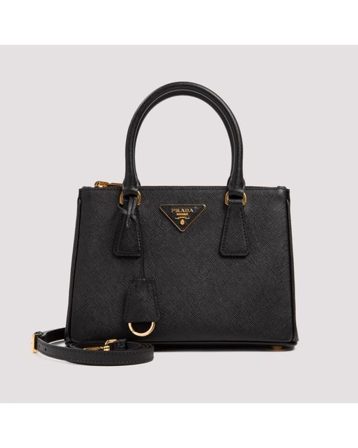 Prada Galleria Small Bag in Black | Lyst UK