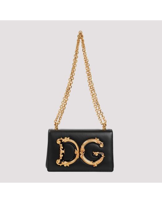 Dolce & Gabbana White Clutch Dg Girls Unica