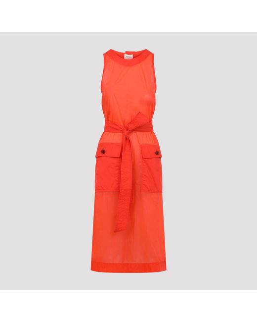 Saint Laurent Red Midi Dresses