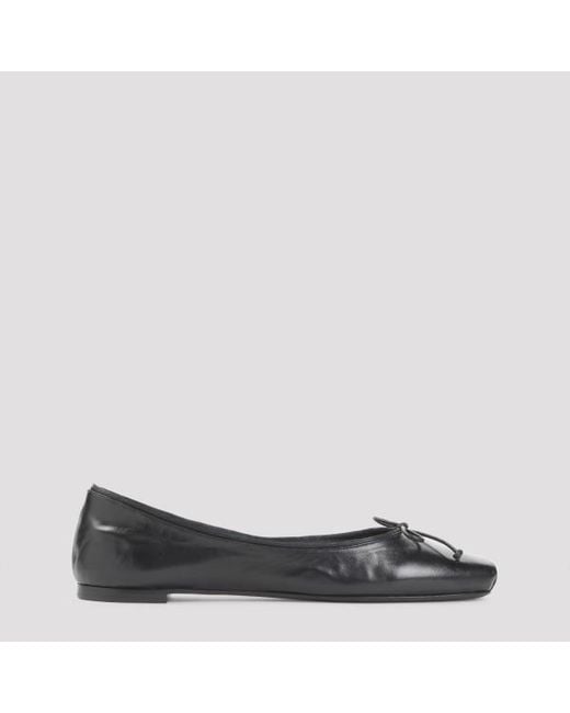 Khaite Black Charlotte Ballerina Shoes