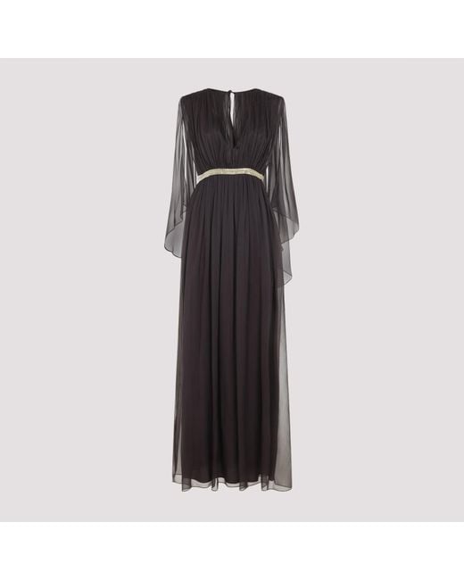 Alberta Ferretti Black Maxi Dresses