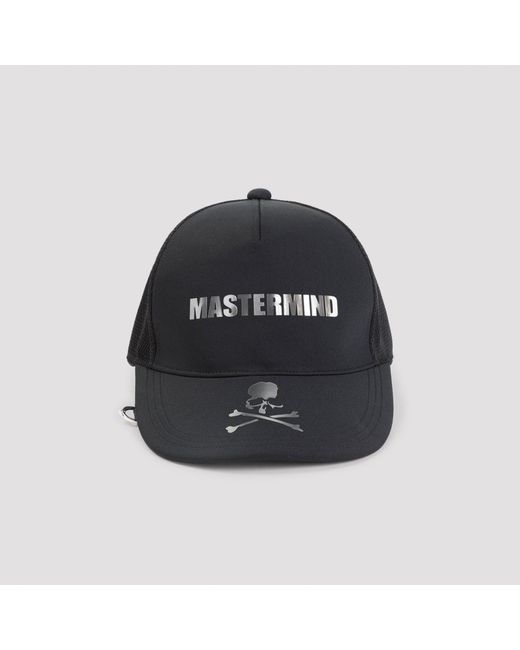 MASTERMIND WORLD Black 3D Holographic Logo Cap for men