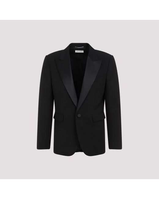 Saint Laurent Black Tux Jacket for men