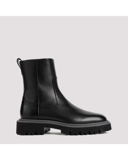 Ferragamo Black Fulvio Boots for men