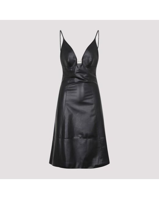 Loewe Black Anagram Strappy Dress