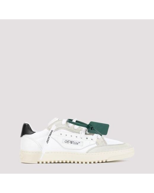 Off-White c/o Virgil Abloh White Leather 5.0 Sneakers for men