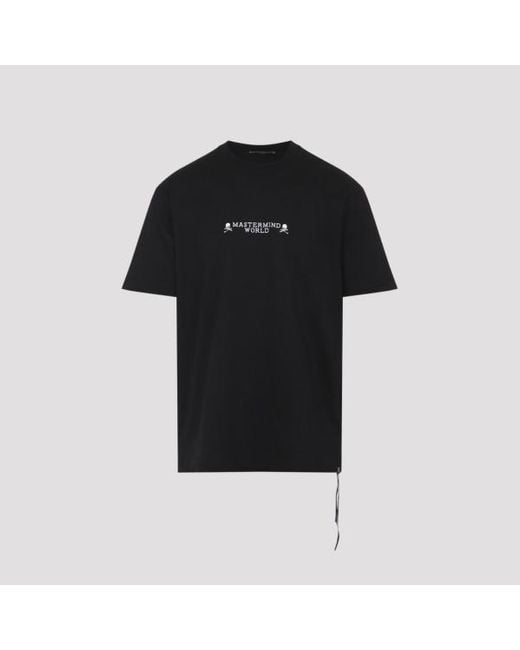 Mastermind Japan Black World "I Do Not Care" Short Sleeves Tee for men